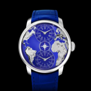 Jacob & Co. The World Is Yours Dual Time Zone blue Watch Replica DT100.10.AA.AA.A Jacob and Co Watch Price