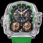 Jacob & Co. TWIN TURBO FURIOUS SAPPHIRE CRYSTAL GREEN INNER RING Watch Replica TT220.80.AA.AC.A Jacob and Co Watch Price