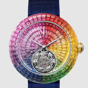 Jacob & Co. brilliant flying tourbillon RAINBOW (WHITE GOLD) Watch Replica BT546.30.AC.UA.A Jacob and Co Watch Price