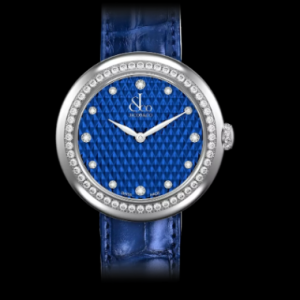 Jacob & Co. brilliant STAINLESS STEEL WITH BLUE PYRAMID DIAL Watch Replica BQ015.10.RO.AB.A Jacob and Co Watch Price