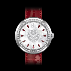 Jacob & Co. brilliant PINK SAPPHIRES IN STAINLESS STEEL Watch Replica BQ015.10.RO.KE.A Jacob and Co Watch Price