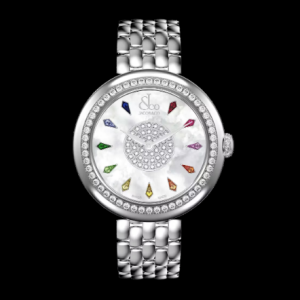 Jacob & Co. brilliant RAINBOW SAPPHIRES IN STAINLESS STEEL (BRACELET) Watch Replica BQ015.10.RO.KR.A10AA Jacob and Co Watch Price