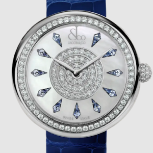 Jacob & Co. brilliant ICY BLUE SAPPHIRES IN STAINLESS STEEL Watch Replica BQ020.10.RO.KG.A Jacob and Co Watch Price