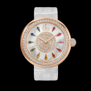 Jacob & Co. brilliant MULTICOLORED SAPPHIRES IN ROSE GOLD Watch Replica BQ020.40.RO.KR.A Jacob and Co Watch Price