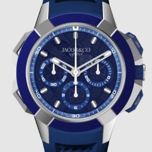 Jacob & Co. epic x chrono 44mm tri-compax Blue Watch Replica EC440.20.AA.AA.A Jacob and Co Watch Price