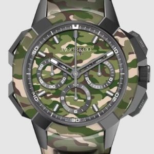 Jacob & Co. epic x chrono 44mm tri-compax Green Watch Replica EC440.20.AB.AA.A Jacob and Co Watch Price