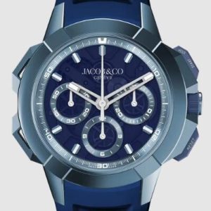 Jacob & Co. epic x chrono 44mm tri-compax Blue Watch Replica EC441.22.AA.AA.A Jacob and Co Watch Price