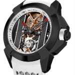 Jacob & Co. epic x bridges BLACK STEEL WHITE Watch Replica EX120.11.AJ.AB.A Jacob and Co Watch Price