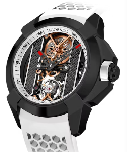 Jacob & Co. epic x bridges BLACK STEEL WHITE Watch Replica EX120.11.AJ.AB.A Jacob and Co Watch Price