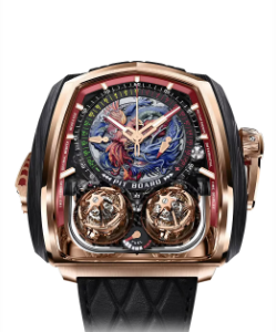 Jacob & Co. Twin Turbo Furious ROSE GOLD AND CARBON - DRAGON AND PHOENIX Watch Replica TT200.40.NS.UA.A Jacob and Co Watch Price