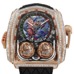 Jacob & Co. Twin Turbo Furious Baguette ROSE GOLD - DRAGON AND PHOENIX Watch Replica TT800.40.BD.UA.A Jacob and Co Watch Price