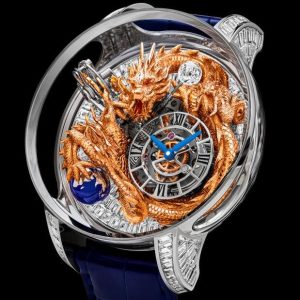 Jacob & Co. ASTRONOMIA ART DRAGON WHITE GOLD BAGUETTE Watch Replica AT812.30.DR.UA.ABALA Jacob and Co Watch Price