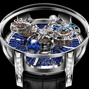 Jacob & Co. ASTRONOMIA TOURBILLON BAGUETTE BLUE SAPPHIRES Watch Replica AT800.30.BD.BB.A Jacob and Co Watch Price