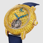 Jacob & Co. CAVIAR TOURBILLON YELLOW SAPPHIRES 44MM Watch Replica CV210.40.AB.AB.A Jacob and Co Watch Price