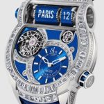 Jacob & Co. epic sf24 tourbillon baguette WHITE GOLD BLUE DIAL Watch Replica ES802.30.BD.AA.A Jacob and Co Watch Price