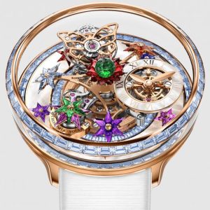Jacob & Co. FLEURS DE JARDIN BLUE SAPPHIRES GREEN TSAVORITE Watch Replica AF321.40.BB.AC.A Jacob and Co Watch Price