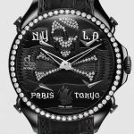 Jacob & Co. PALATIAL FIVE TIME ZONE PIRATE BLACK PVD WHITE DIAMOND SET DIAL & BEZEL Watch Replica PZ500.11.RO.NQ.A Jacob and Co Watch Price