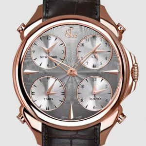 Jacob & Co. PALATIAL FIVE TIME ZONE GREY NICKEL DIAL Watch Replica PZ500.40.NS.BN.A Jacob and Co Watch Price