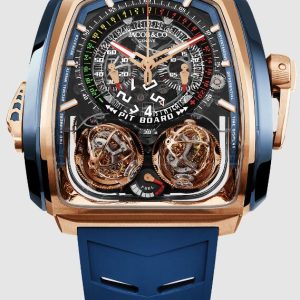 Jacob & Co. TWIN TURBO FURIOUS BLUE TITANIUM TT200.40.BC.AC.A Watch Replica Jacob and Co Watch Price