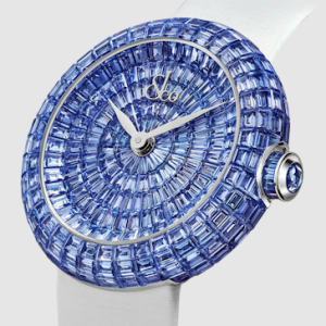 Jacob & Co. brilliant baguette ICY BLUE SAPPHIRES Watch Replica BA521.30.BI.BI.A Jacob and Co Watch Price