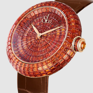 Jacob & Co. brilliant baguette ORANGE SAPPHIRES Watch Replica BA534.40.BO.BO.A Jacob and Co Watch Price