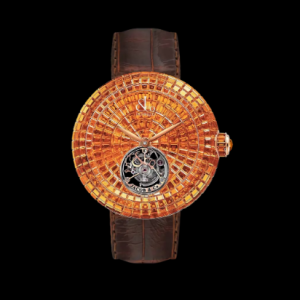 Jacob & Co. brilliant flying tourbillon ORANGE SAPPHIRES (ROSE GOLD) Watch Replica BT543.40.BO.BO.B Jacob and Co Watch Price