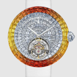 Jacob & Co. brilliant flying tourbillon ORANGE DEGRADE (WHITE GOLD) Watch Replica BT546.30.AD.UA.A Jacob and Co Watch Price
