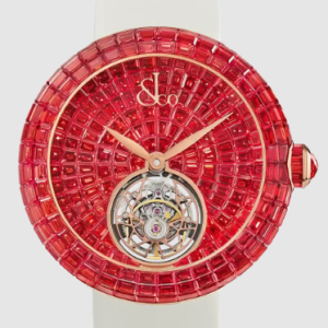 Jacob & Co. brilliant flying tourbillon ORANGE SAPPHIRES II (ROSE GOLD) Watch Replica BT546.40.BO.BO.A Jacob and Co Watch Price