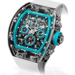 Replica Richard Mille RM011 SAPPHIRE FLYBACK CHRONOGRAPH "A011 ABU DHABI SPECIAL EDITION" Watch
