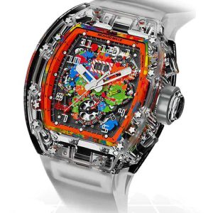 Replica Richard Mille RM011 SAPPHIRE FLYBACK CHRONOGRAPH "A11 FANTASY ORANGE" Watch