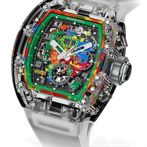 Replica Richard Mille RM011 SAPPHIRE FLYBACK CHRONOGRAPH "A11 FANTASY VERT" Watch