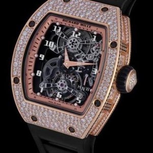 Replica Richard Mille RM17-01 RG Full Baguette with diamonds Watch