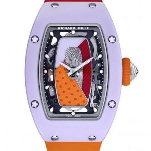 Replica Richard Mille RM 07-01 Automatic Coloured Ceramics RM 07-01 Pastel Lavender Orange Watch