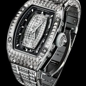 Replica Richard Mille RM 007 White Gold full set Diamonds Watch