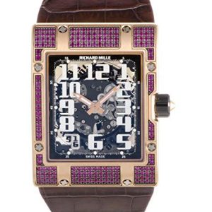 Replica Richard Mille RM 016 Rose Gold gem-set Watch
