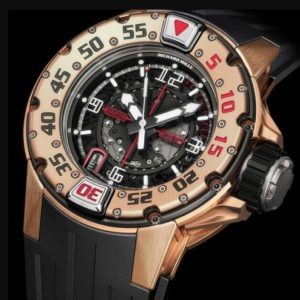 Replica Richard Mille RM 028 Diver Dubail Rose Gold Watch