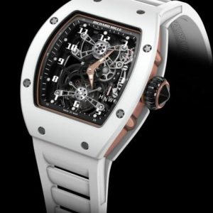 Replica Richard Mille RM 17-01 Tourbillon White Ceramic Watch
