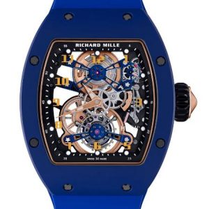 Replica Richard Mille RM 17-02 Manual Winding Tourbillon TZP Blue Ceramic Watch