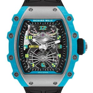 Replica Richard Mille RM 21-02 Tourbillon Aerodyne Blue Quartz TPT Watch