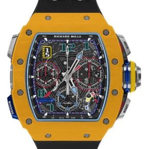 Replica Richard Mille RM 65-01 Automatic Split-Seconds Chronograph Dark Yellow Quartz TPT Limited Edition Watch