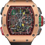 Replica Richard Mille RM 65-01 Automatic Split-Seconds Chronograph Rose Gold Watch