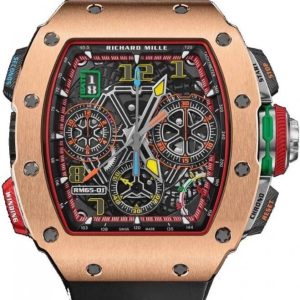 Replica Richard Mille RM 65-01 Automatic Split-Seconds Chronograph Rose Gold Watch