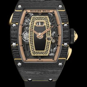 Replica Richard Mille RM037 Ladies Gold Carbon TPT Watch