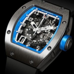 Replica Richard Mille RM 010 Automatic Titanium Blue Watch