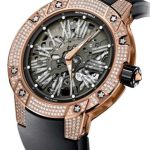 Replica Richard Mille RM 033 Extra Flat Automatic ALL Red Gold diamond Watch