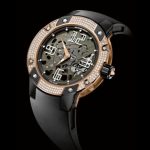Replica Richard Mille RM 033 Extra Flat Automatic Red Gold With diamond Watch