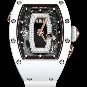 Replica Richard Mille RM 037 ATZ Red Gold White Ceramic Watch