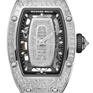 Replica Richard Mille RM 07-01 Automatic Winding White Gold Baguette Watch