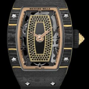 Replica Richard Mille RM 07-01 Ladies Gold Carbon TPT Watch
