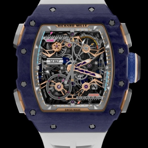 Replica Richard Mille RM 41-01 Tourbillon Soccer Dark Blue Quartz TPT Watch